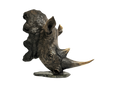 Bronze Rhino Bust | Wildlife Art