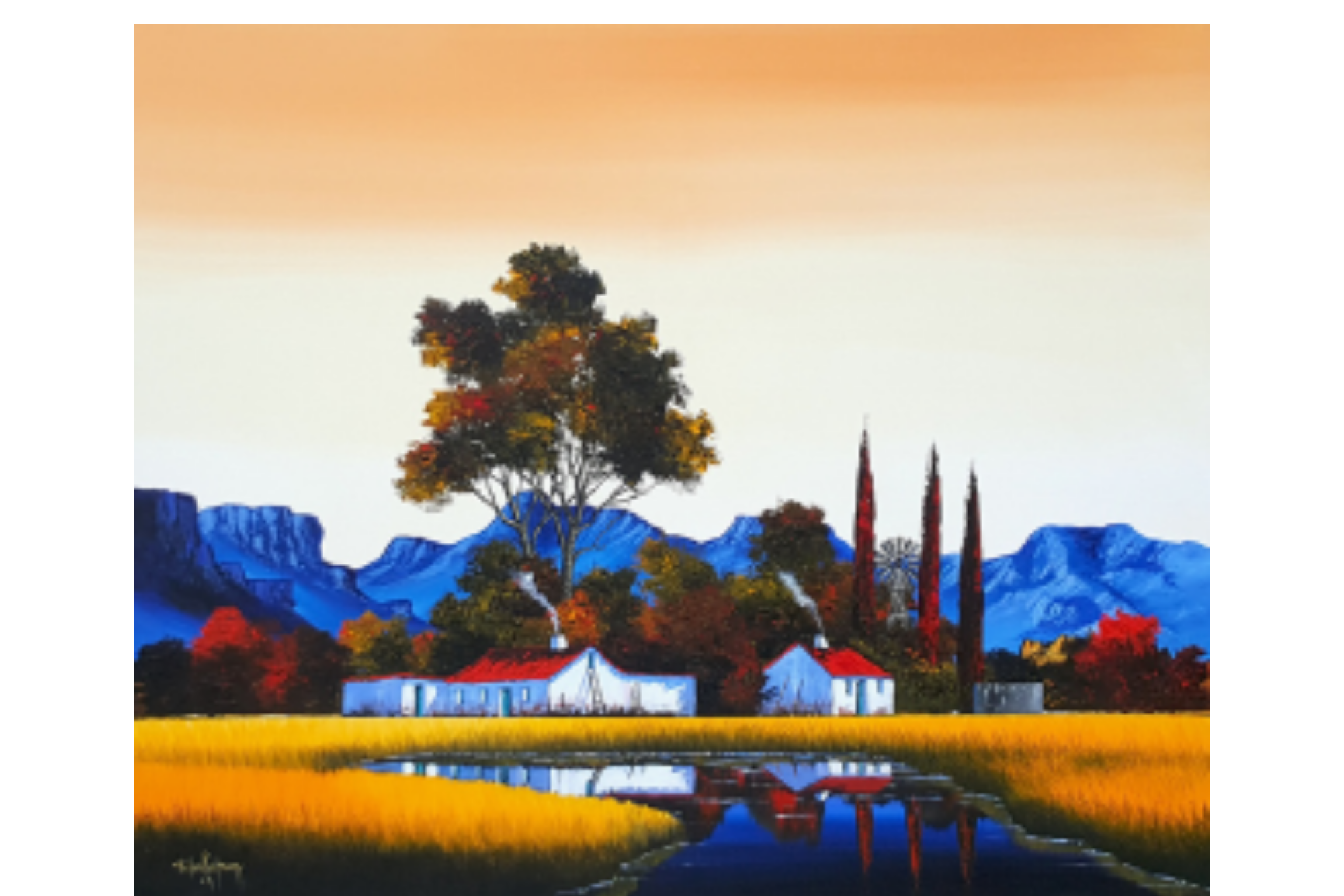 Painting - Farm Scene