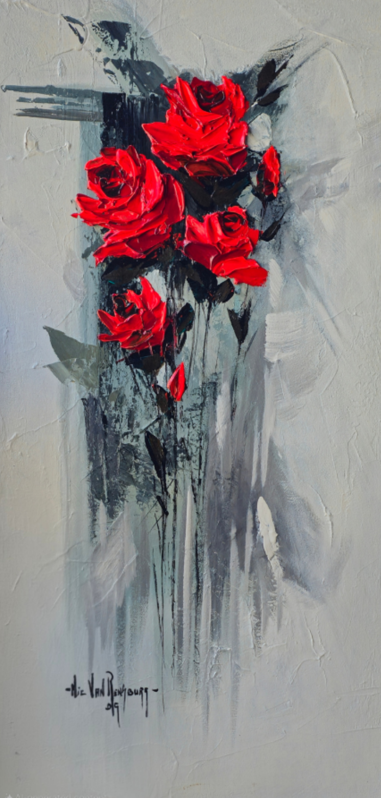 Painting - "Crimson Dreams"
