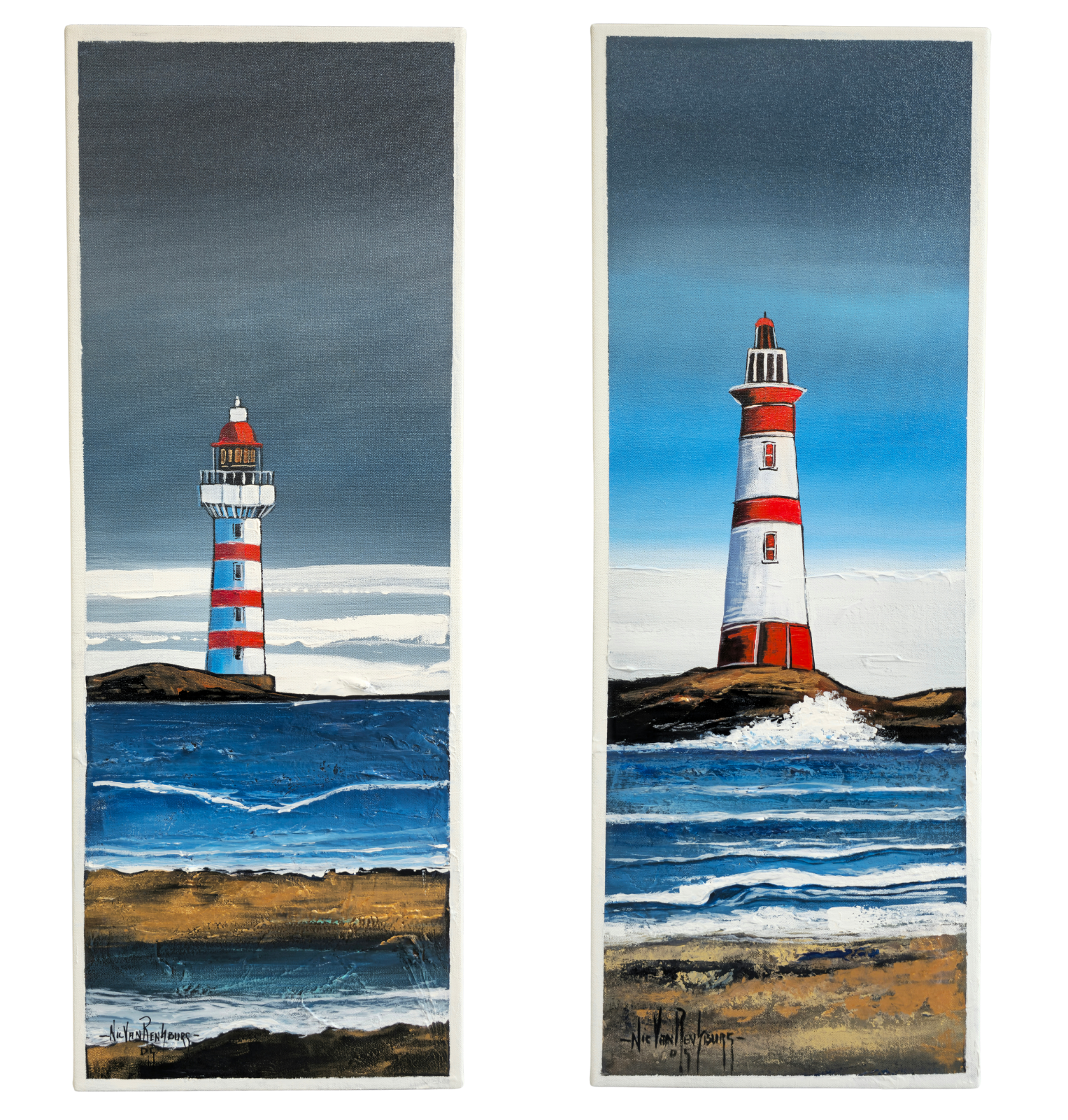 Painting - "Beacon of Hope - 1 & 2"