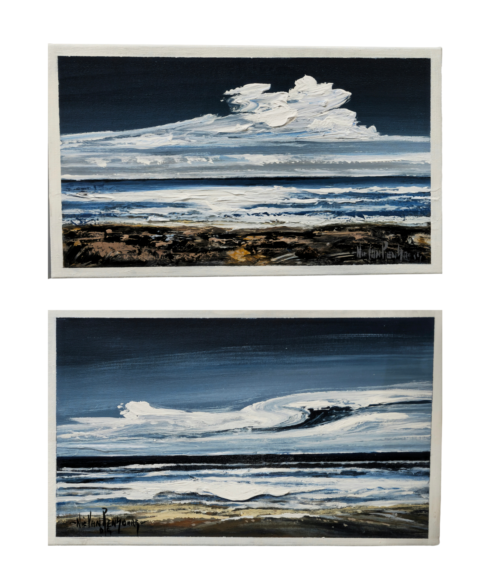 Painting - "Explication - 1 & 2"