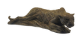 Bronze Leopard - Crawling | Wildlife Art