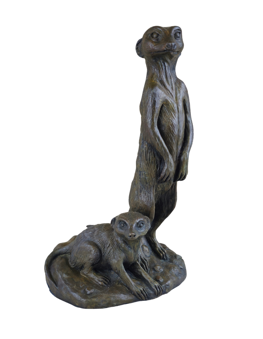 Bronze Meerkats - "The Sentry" | Wildlife Art