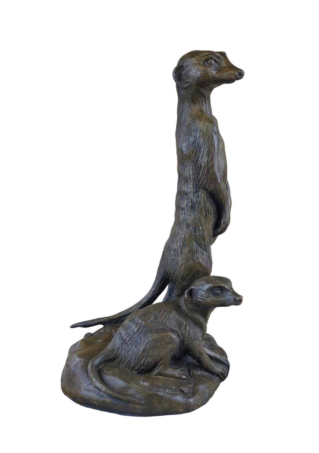 Bronze Meerkats - "The Sentry" | Wildlife Art