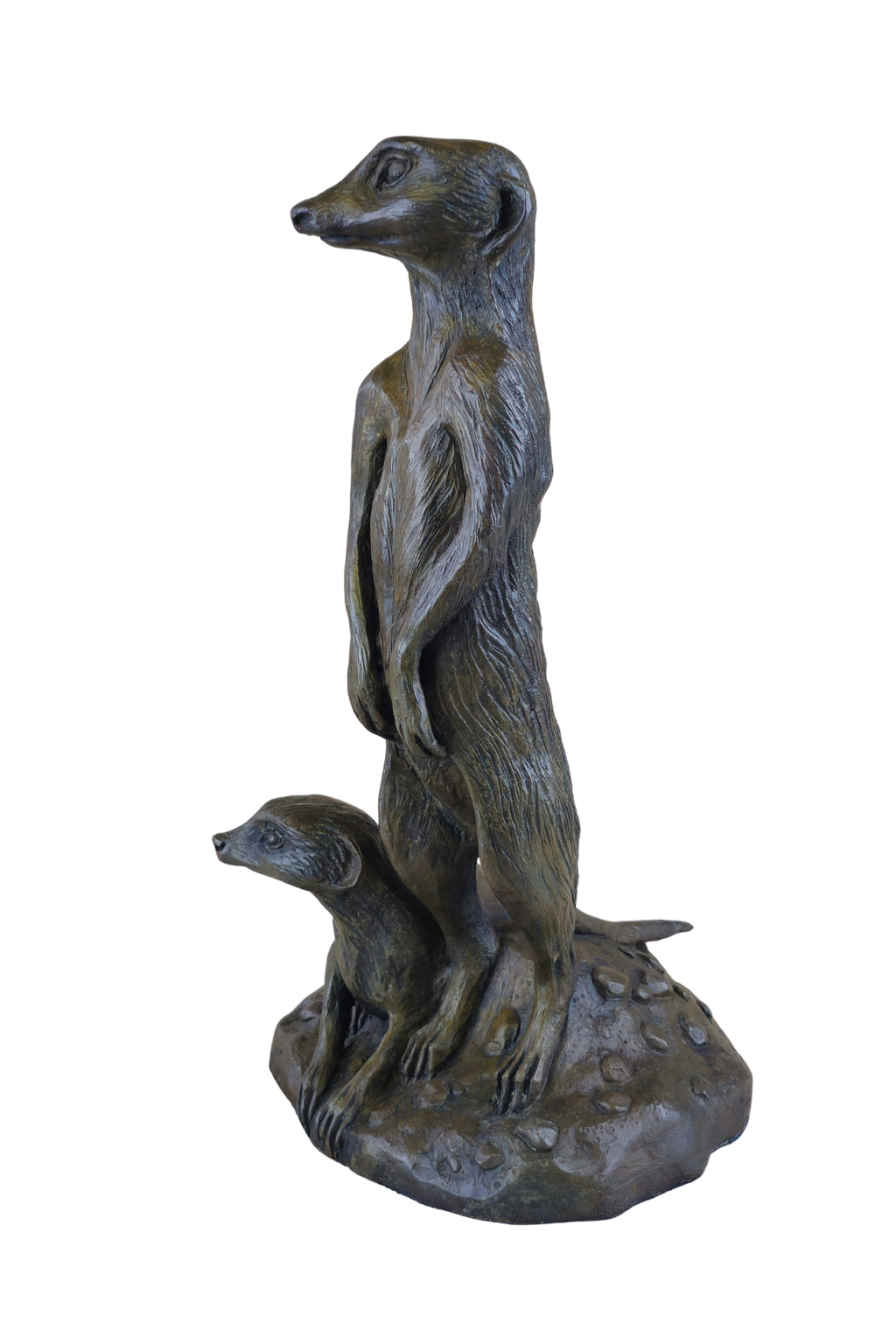 Bronze Meerkats - "The Sentry" | Wildlife Art