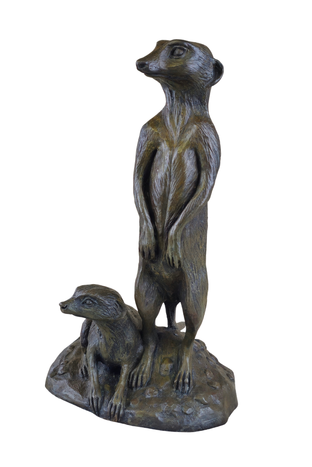Bronze Meerkats - "The Sentry" | Wildlife Art