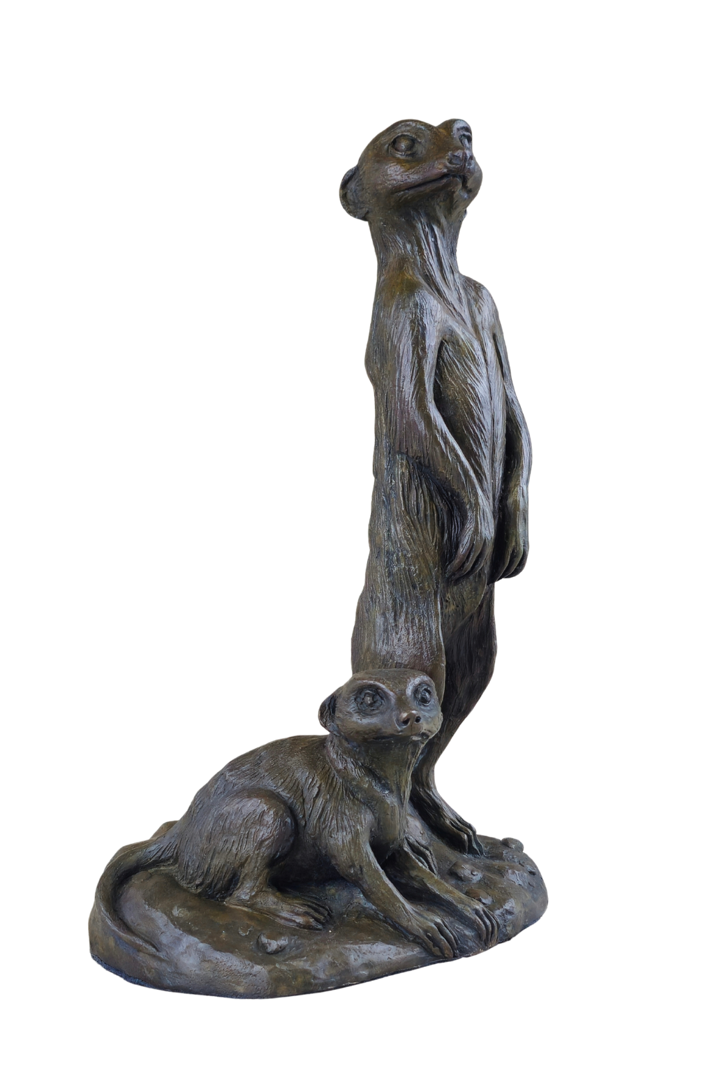 Bronze Meerkats - "The Sentry" | Wildlife Art