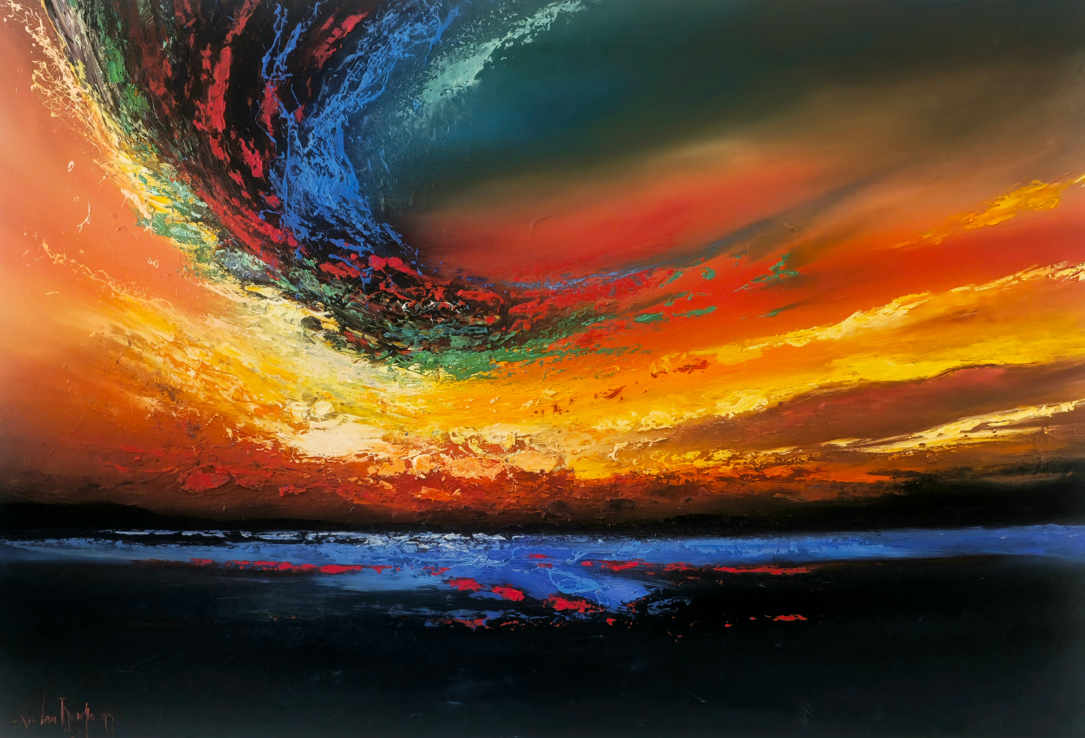 Painting - "Where Land and Sky meet"