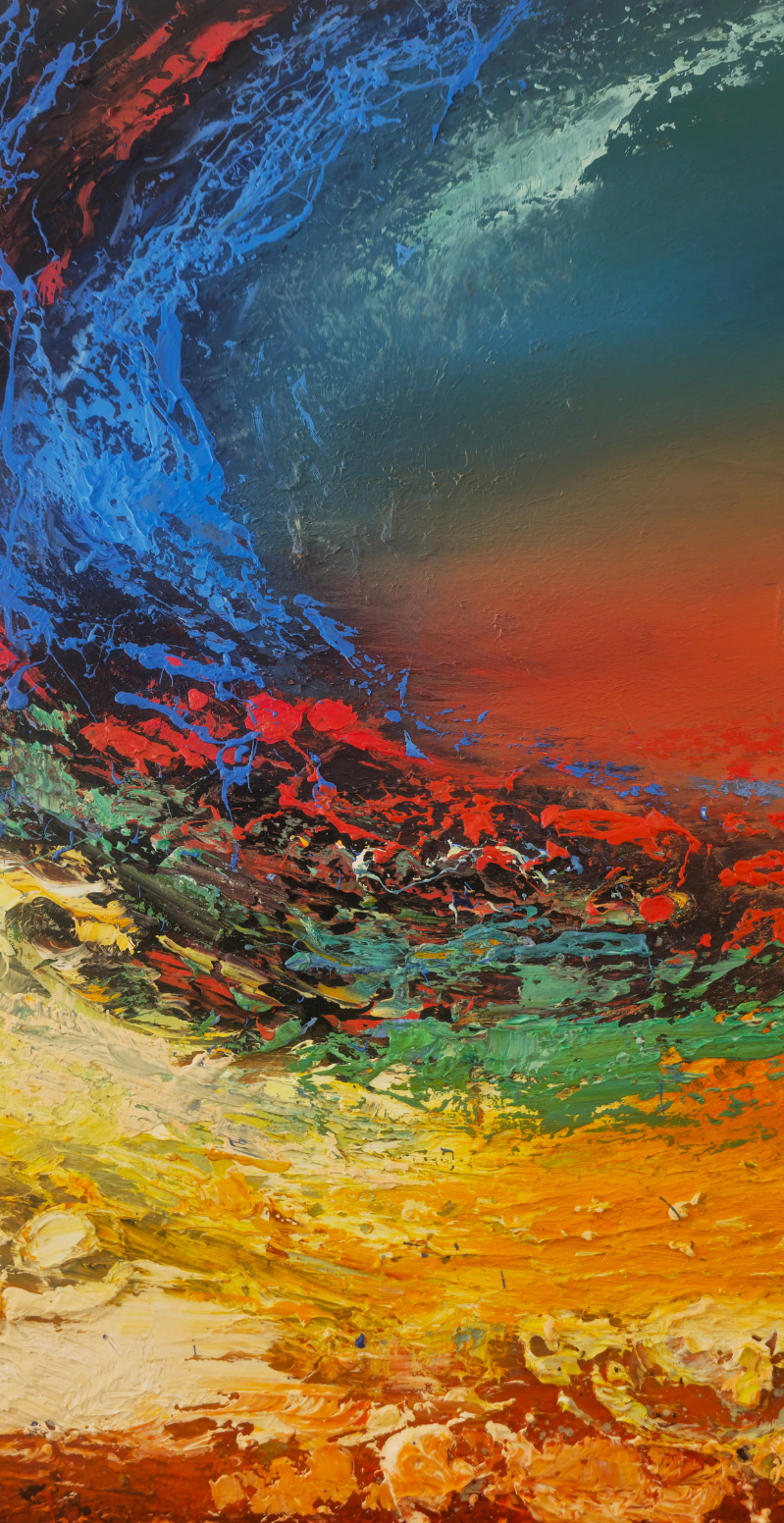 Painting - "Where Land and Sky meet"