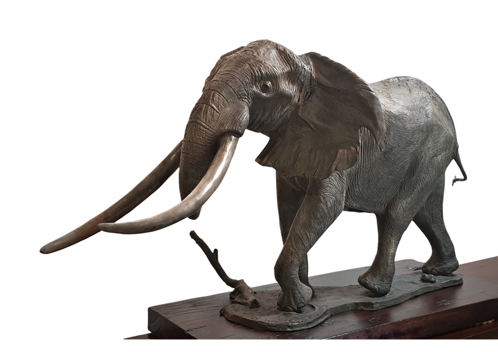 Bronze Elephant - Mandleve | Wildlife Art