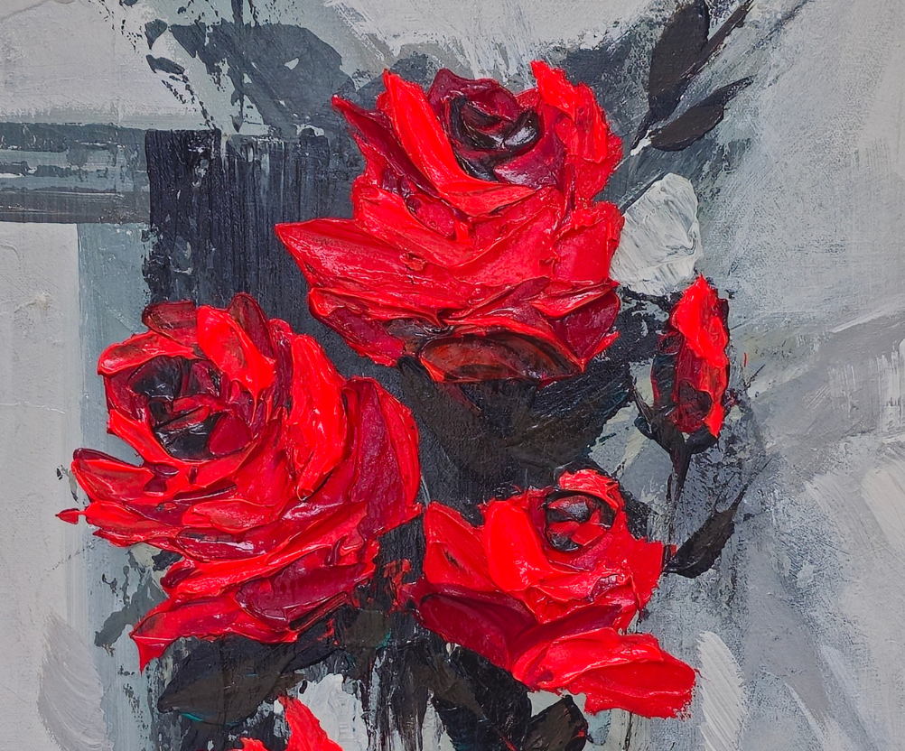 Painting - "Crimson Dreams"