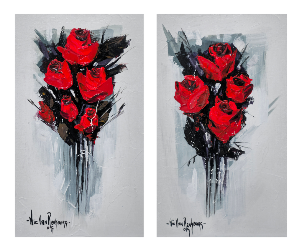 Painting - "Crimson Dreams"