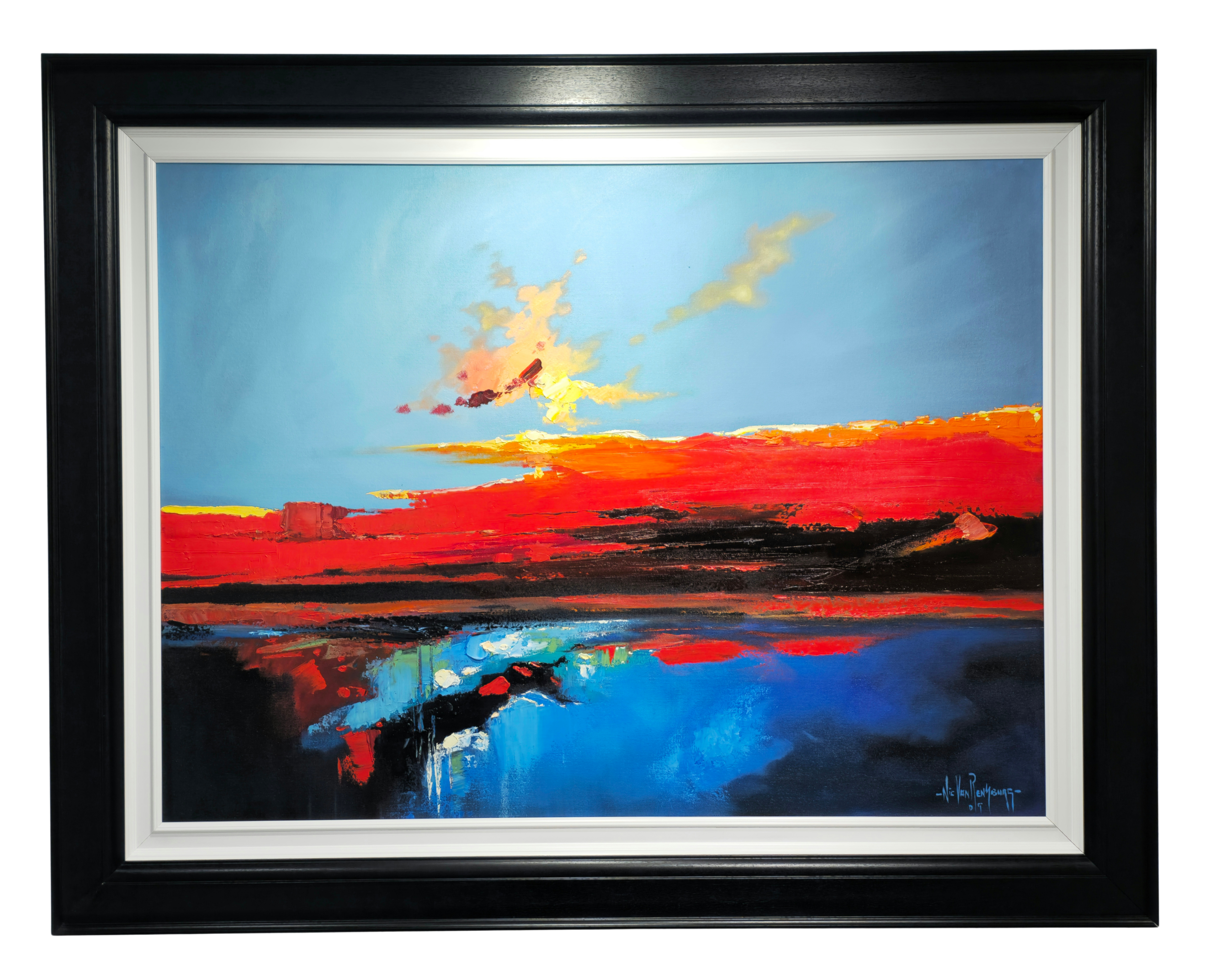 Painting - "Across the Bay" - Impressionistic