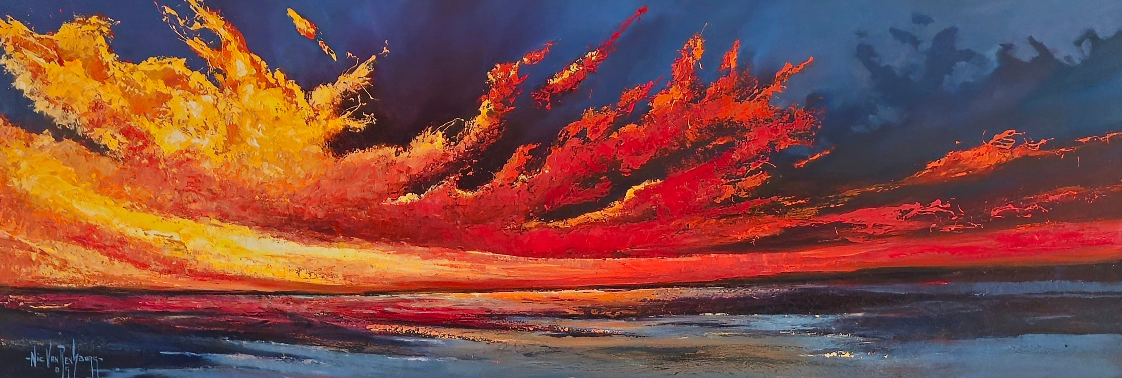 Painting - "Across the Bay"