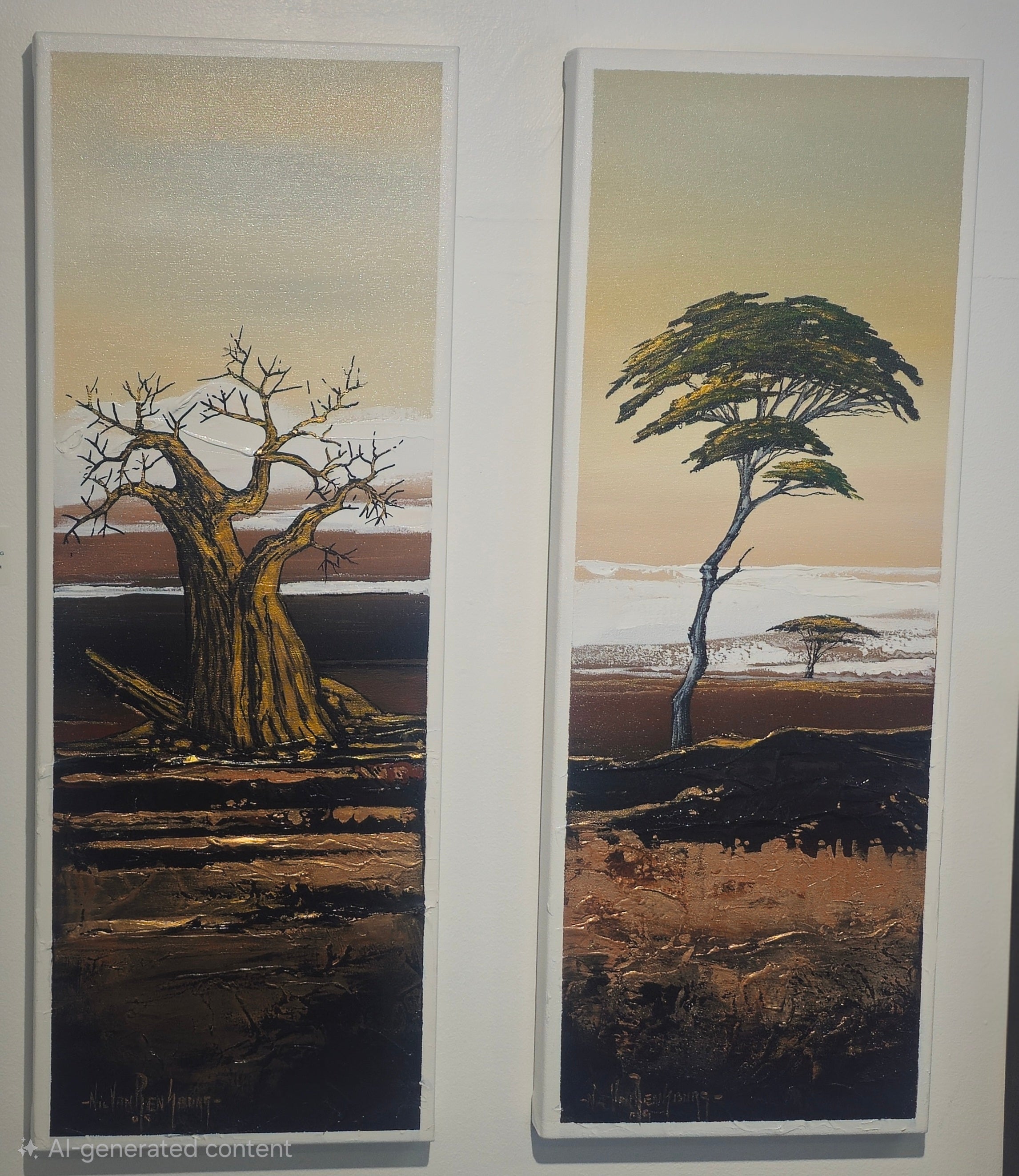 Painting - Etosha - 1 & 2