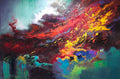 Painting - "A Memory in Fire and Light"