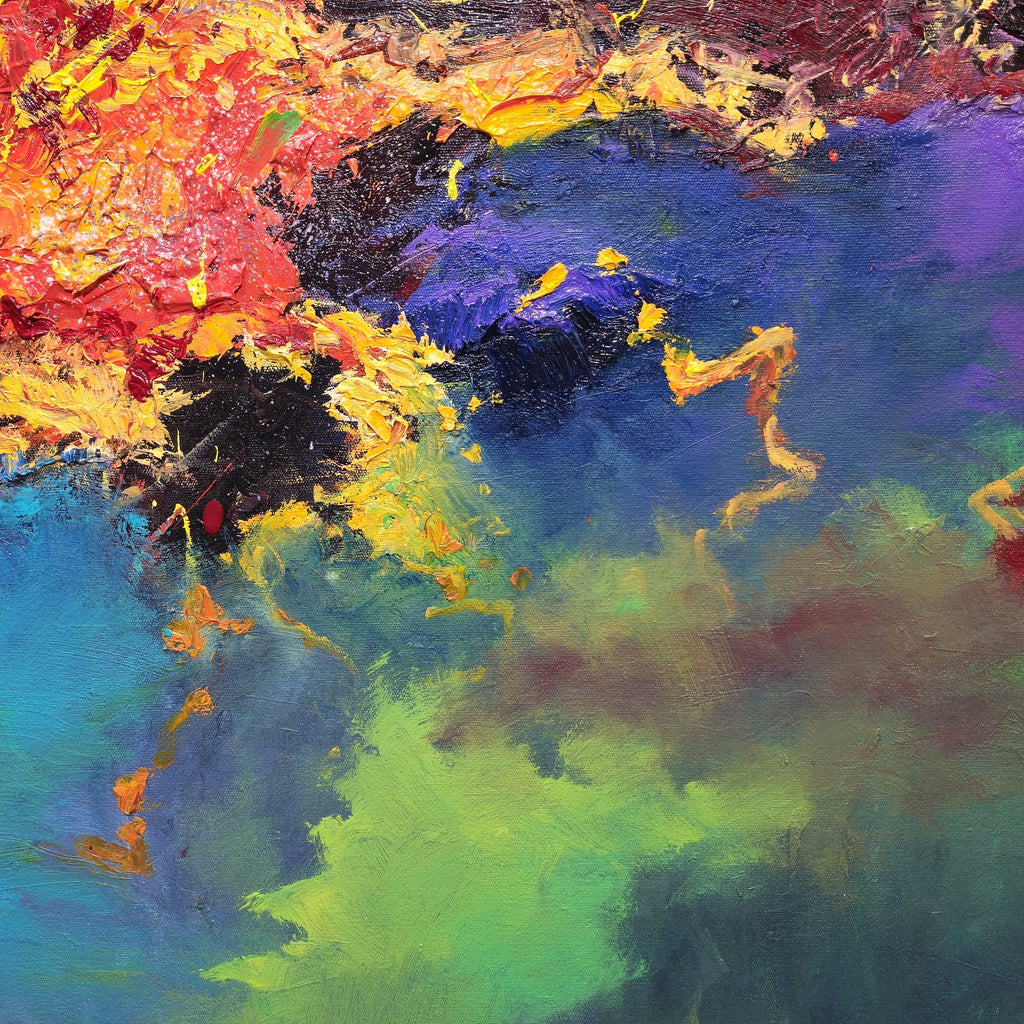 Painting - "A Memory in Fire and Light"