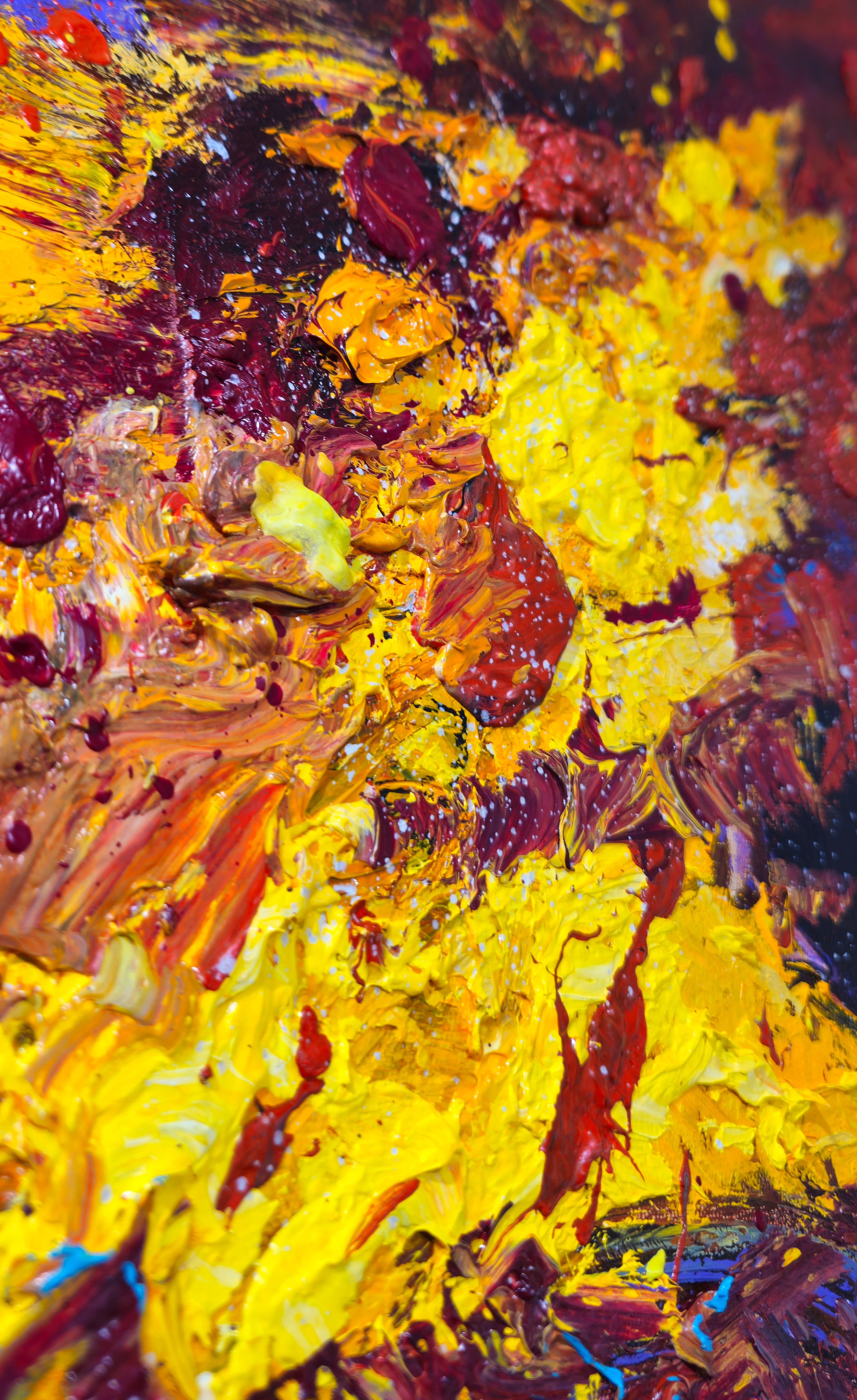 Painting - "A Memory in Fire and Light"