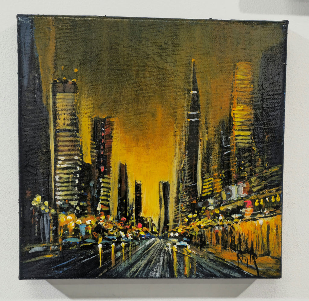 Painting - "Urban Light Scape"