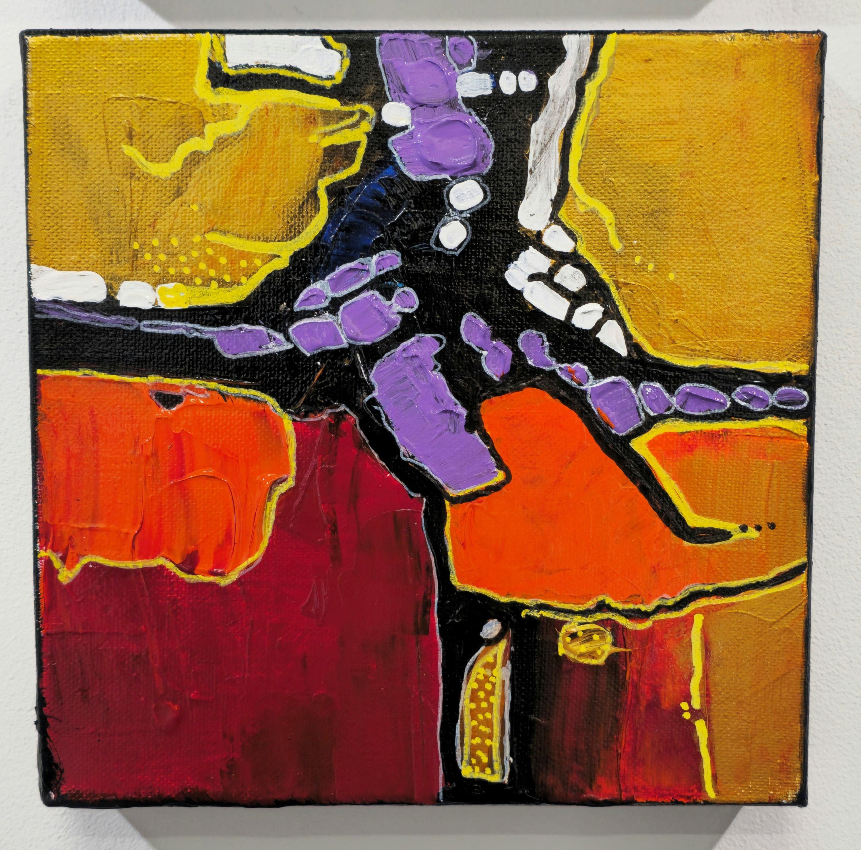 Painting - "Merging Paths"