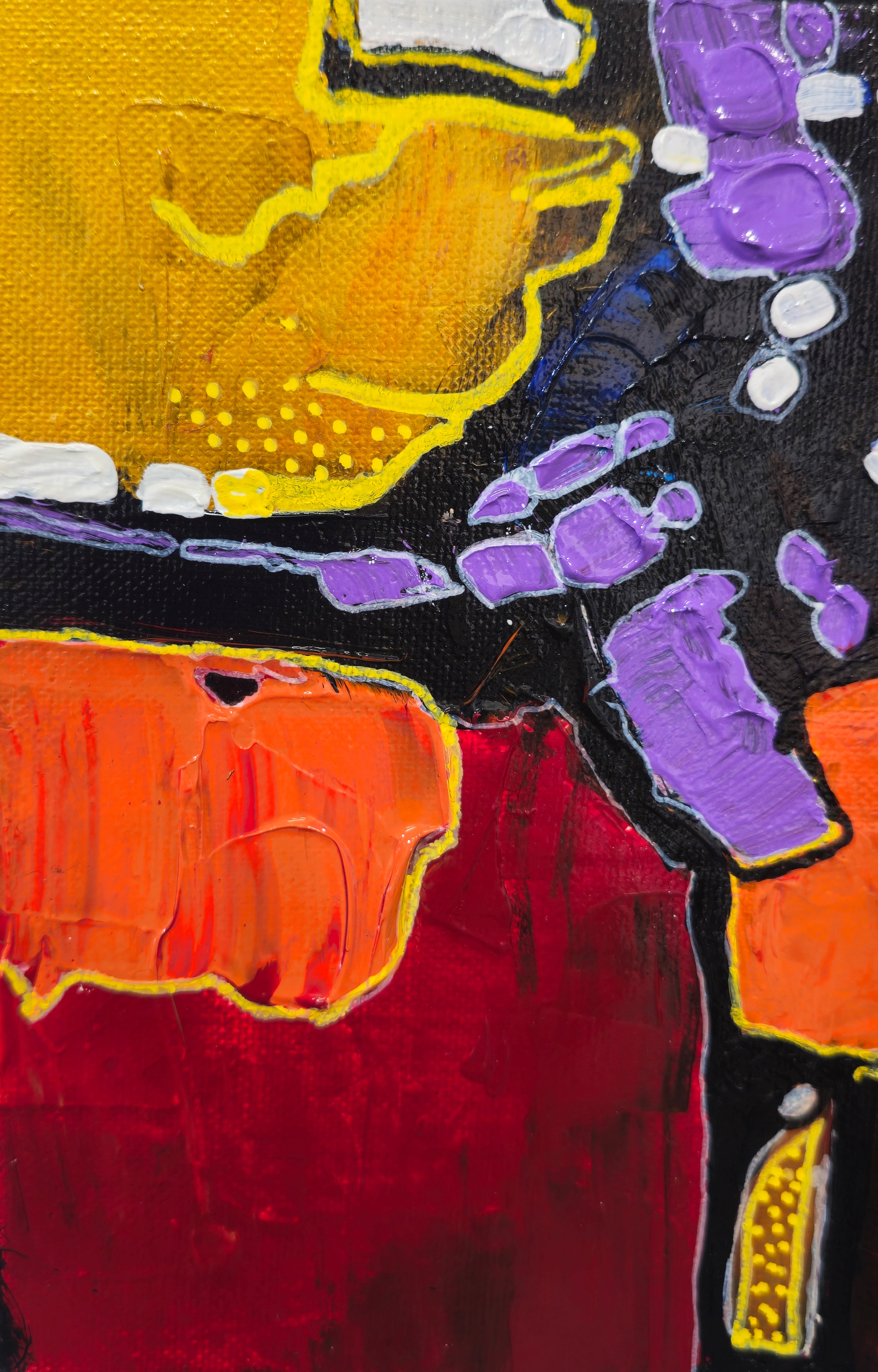 Painting - "Merging Paths"