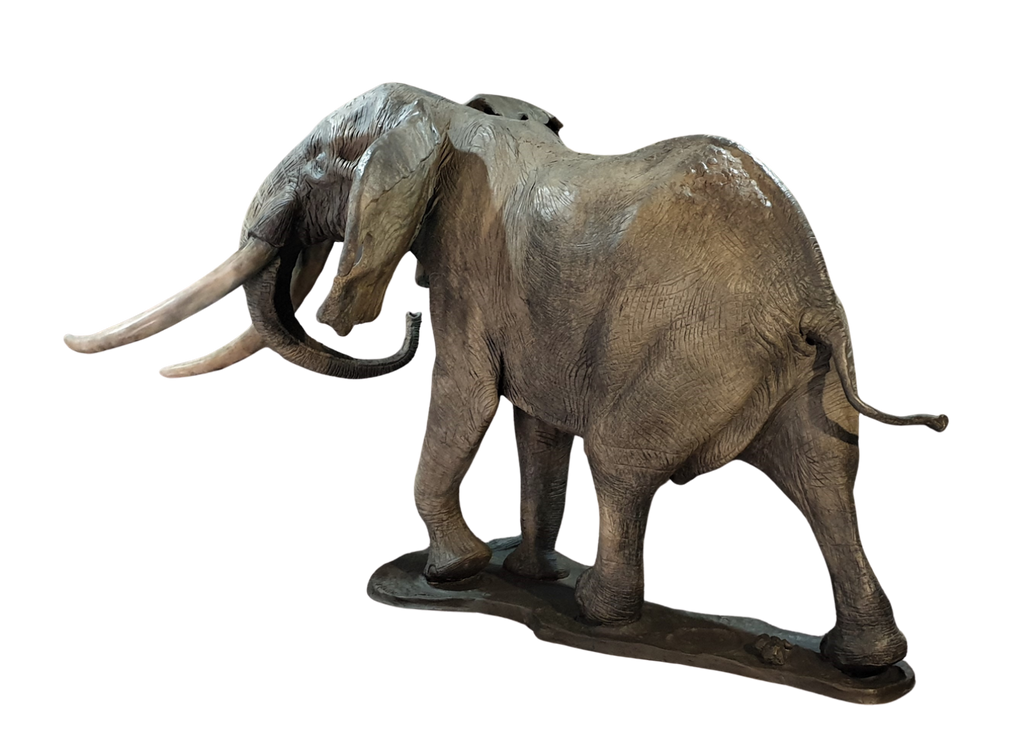 Bronze Elephant - Mandleve | Wildlife Art