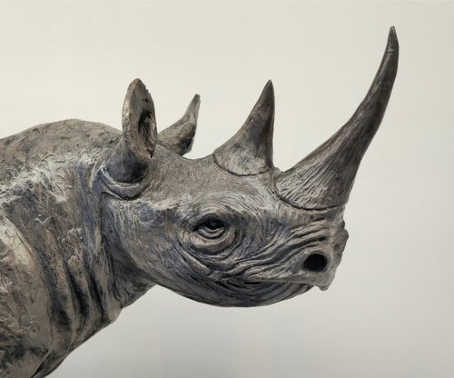Bronze Black Rhino - Big Five Set | Wildlife Art