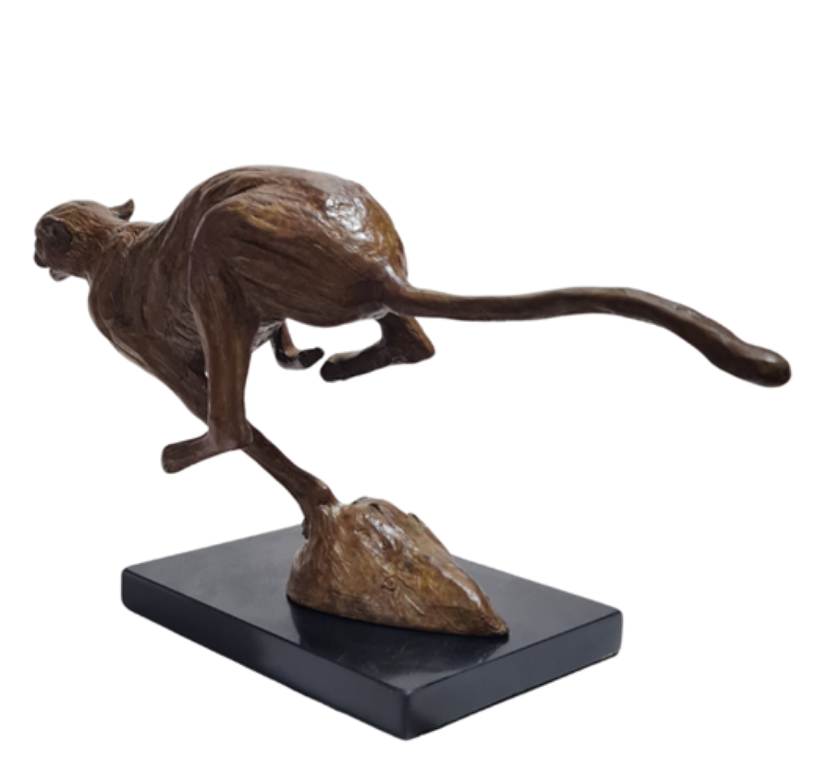 Bronze Cheetah - "The Chase" | Wildlife Art
