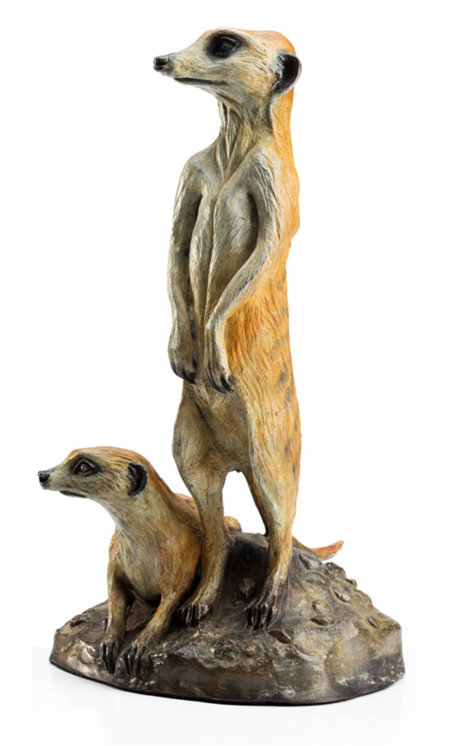 Bronze Meerkats - "The Sentry" | Wildlife Art