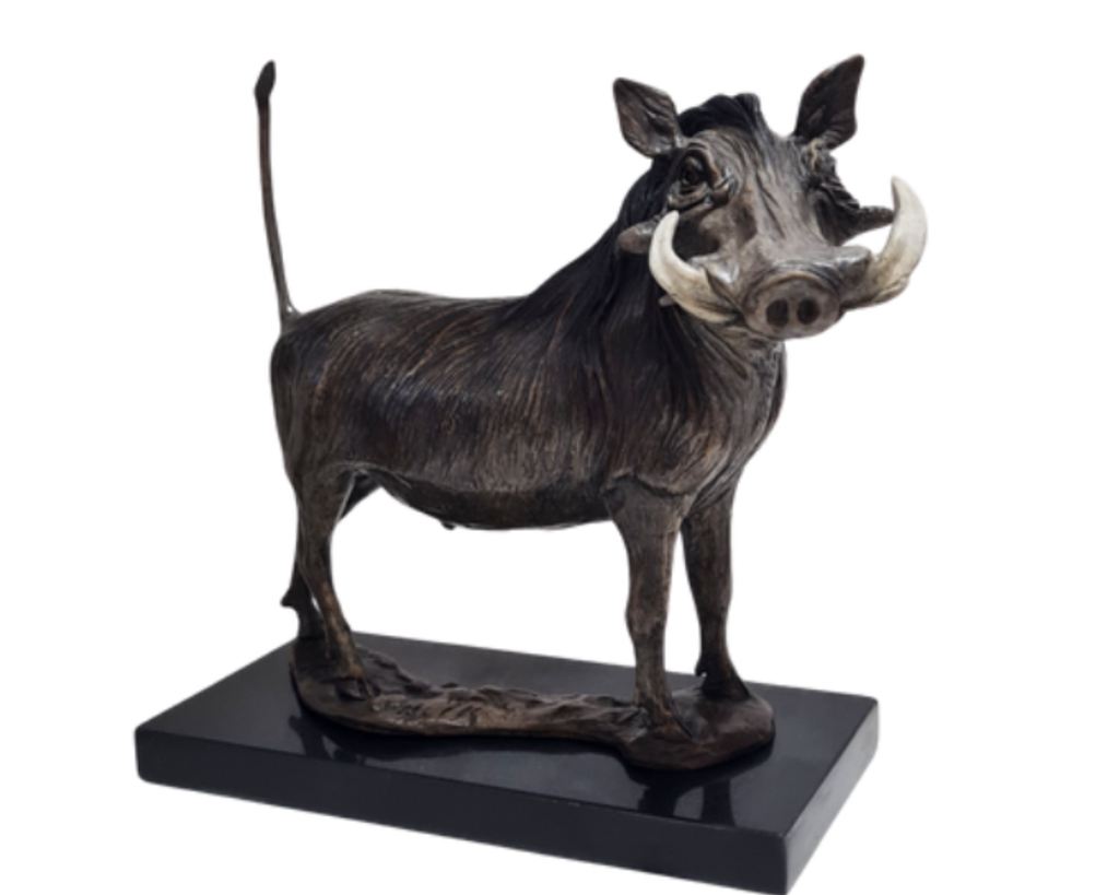 Bronze Warthog - Small | Wildlife Art