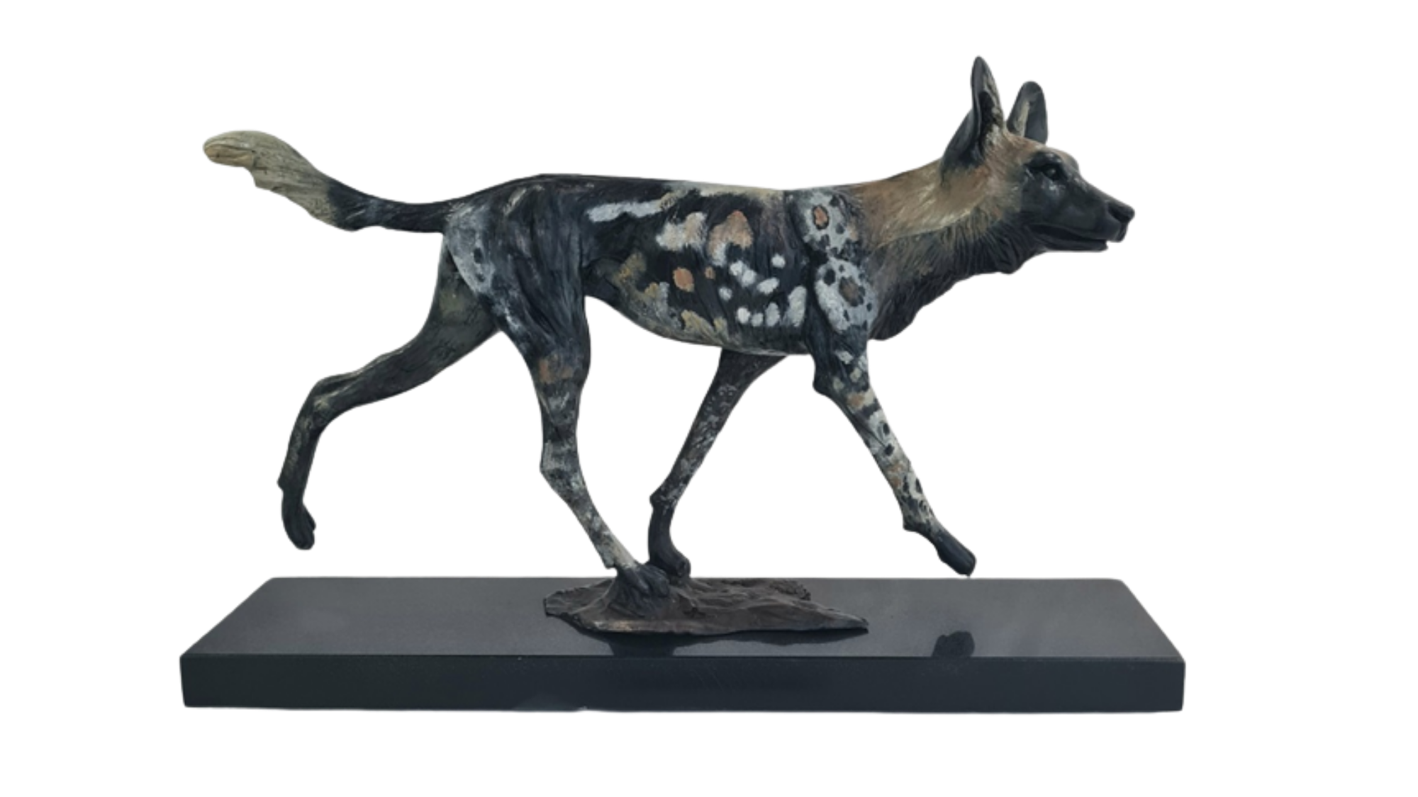 Bronze African Wild dogs - small | Wildlife Art