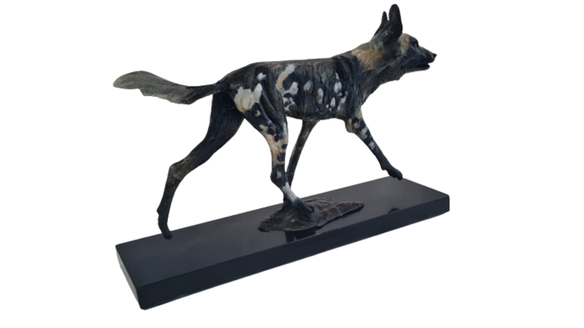 Bronze African Wild dogs - small | Wildlife Art