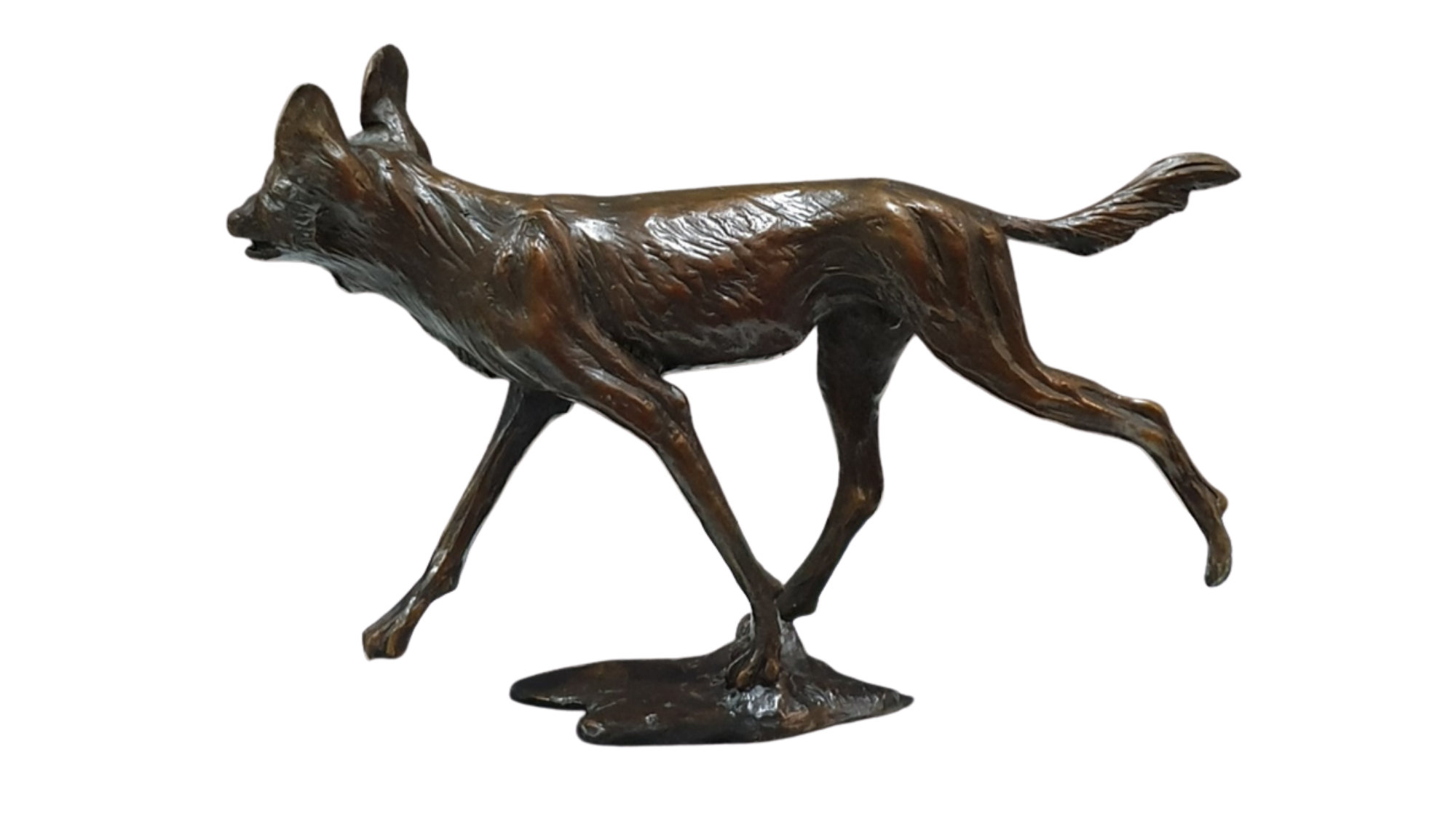 Bronze African Wild dogs - small | Wildlife Art