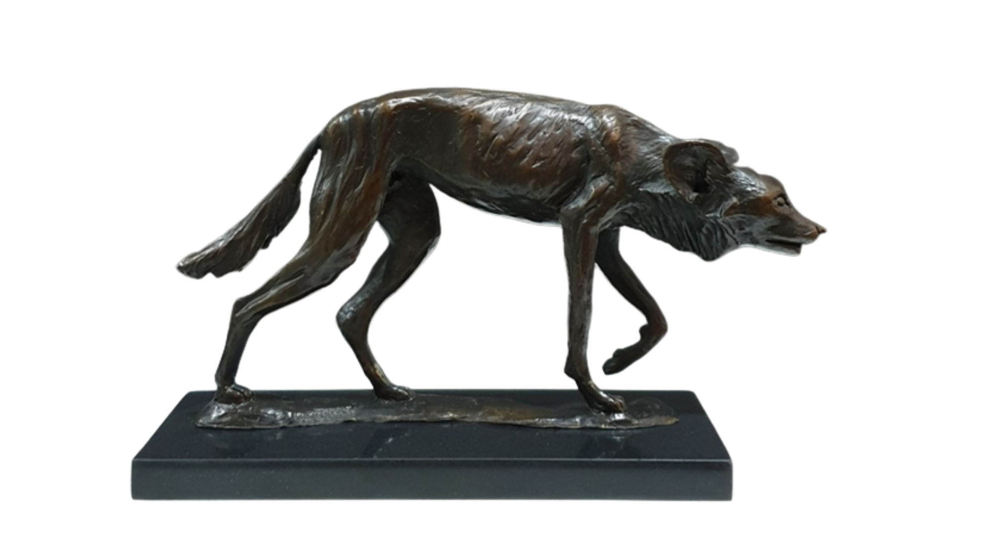 Bronze African Wild dogs - small | Wildlife Art