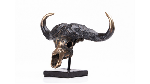 Bronze Buffalo Scull  - Small | Wildlife Art