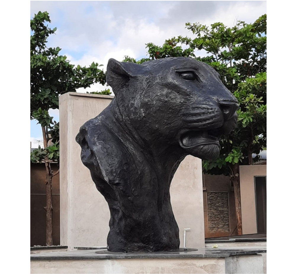 Leopard Bust - GRP 2.3 meters | Wildlife Art