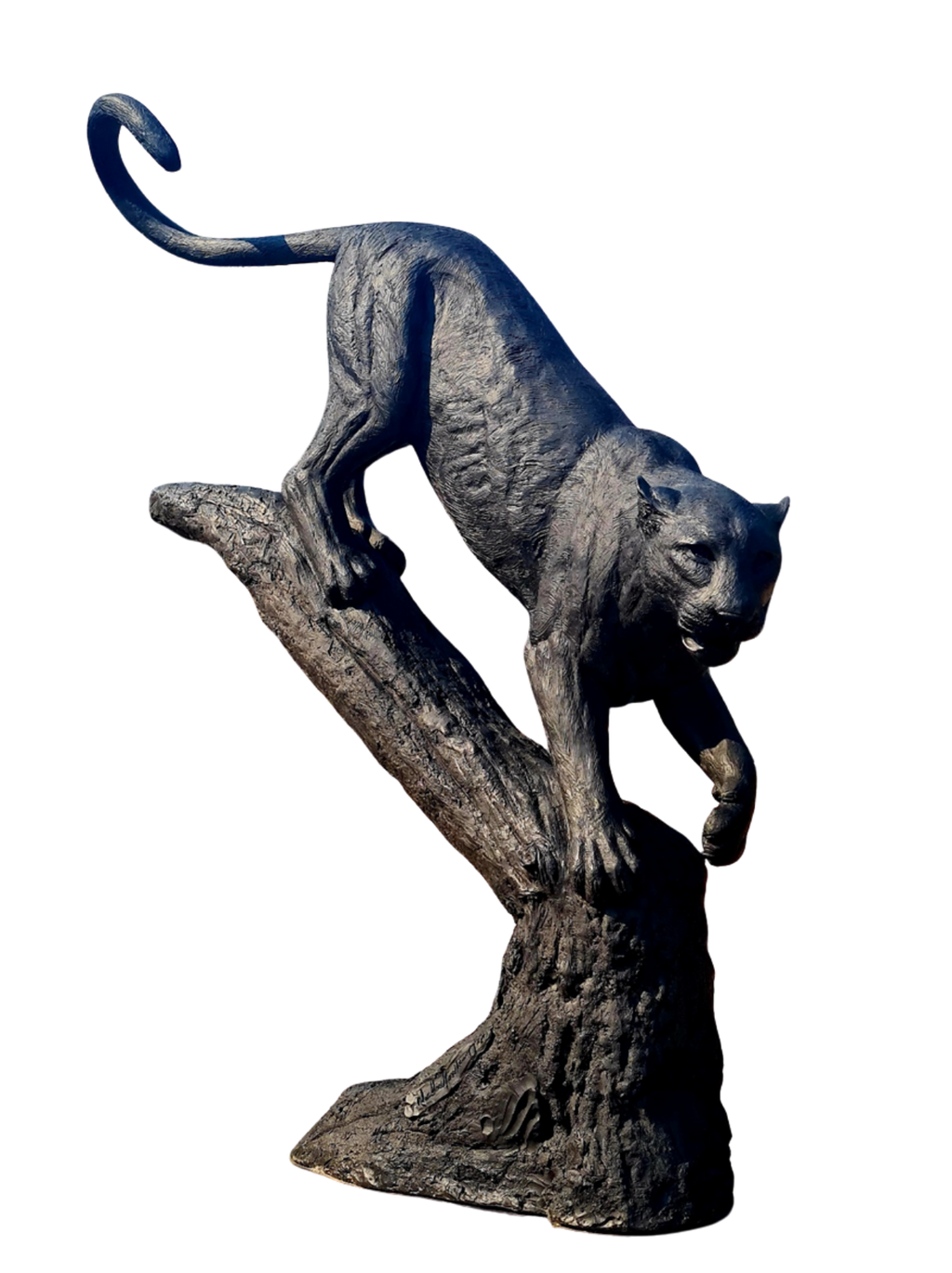 Leopard on tree stump - GRP | Wildlife Art