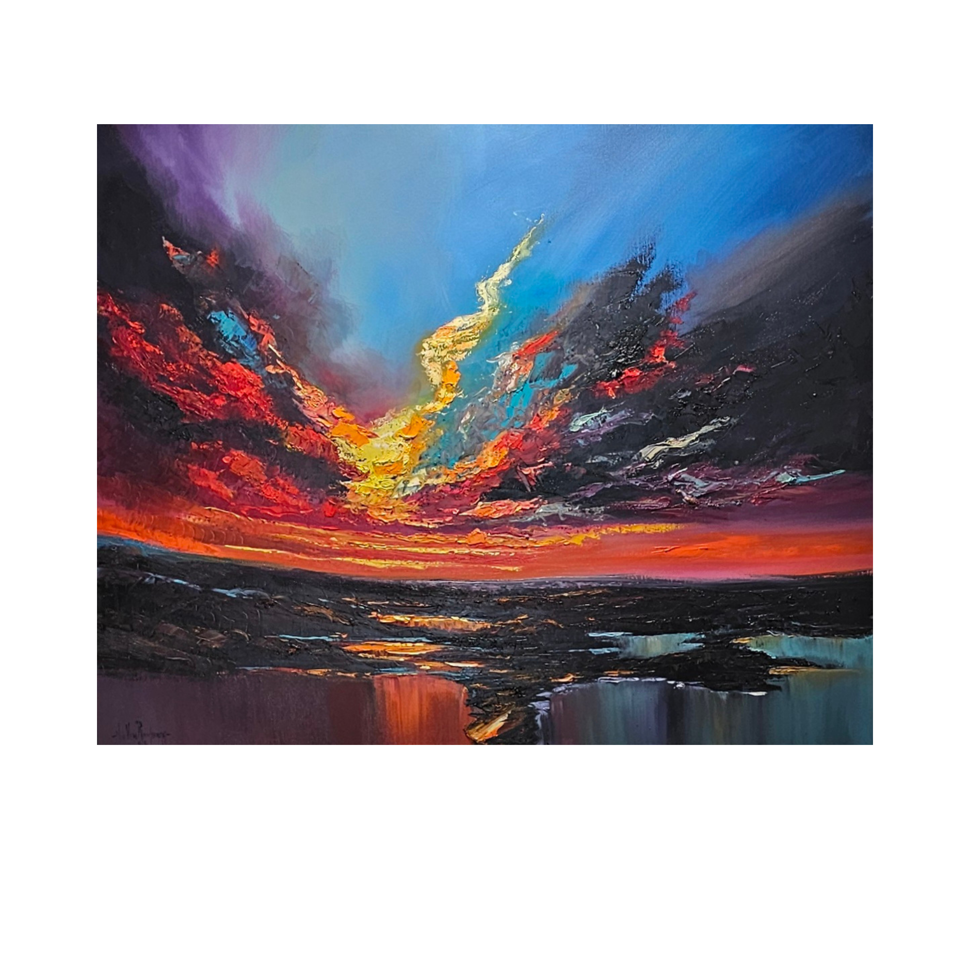 Painting - "Across the Bay"